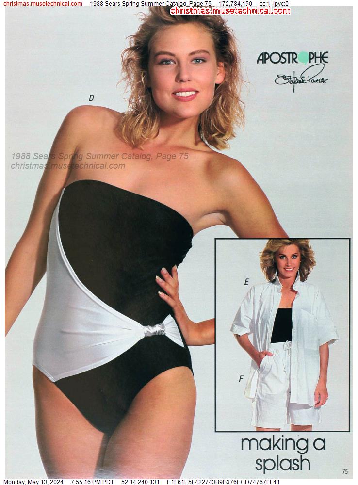 1988 Sears Spring Summer Catalog, Page 75