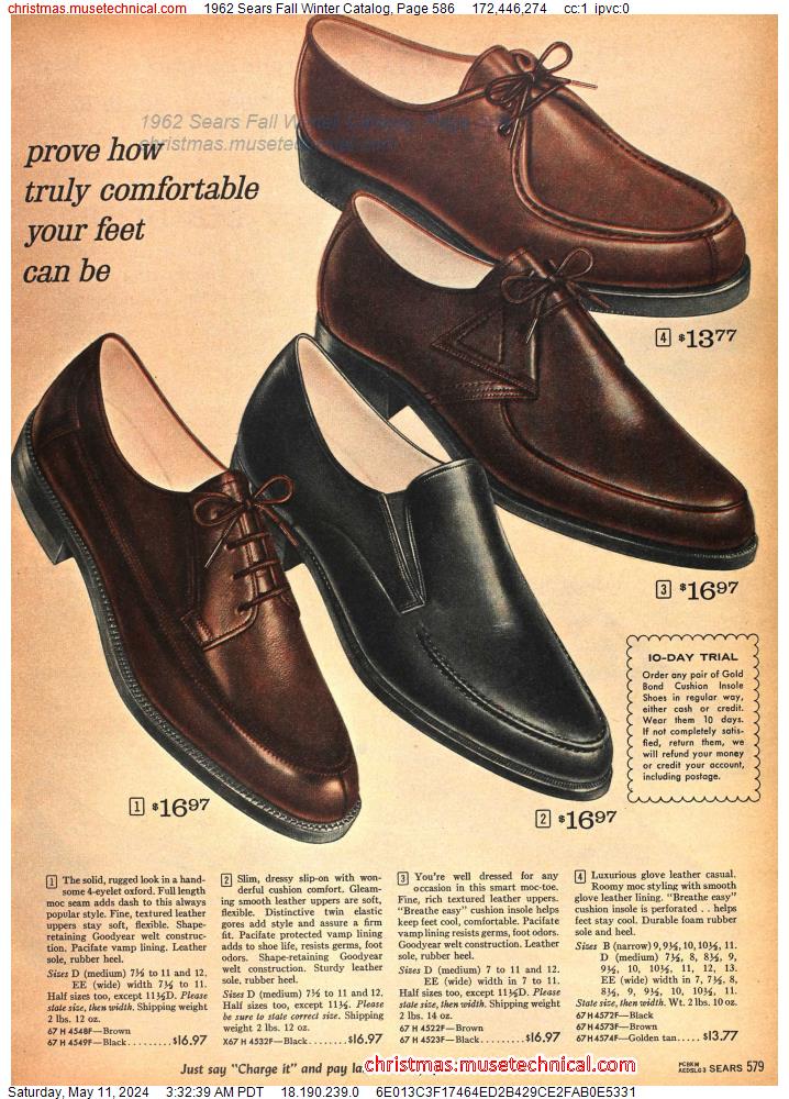 1962 Sears Fall Winter Catalog, Page 586