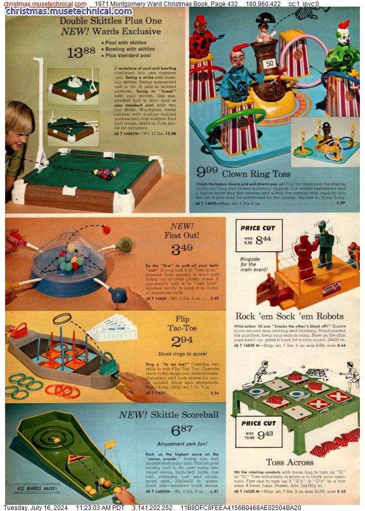 1971 Montgomery Ward Christmas Book, Page 432