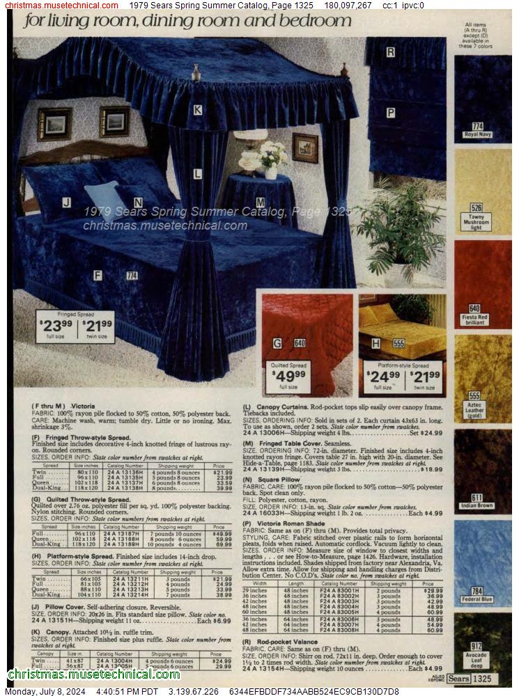1979 Sears Spring Summer Catalog, Page 1325
