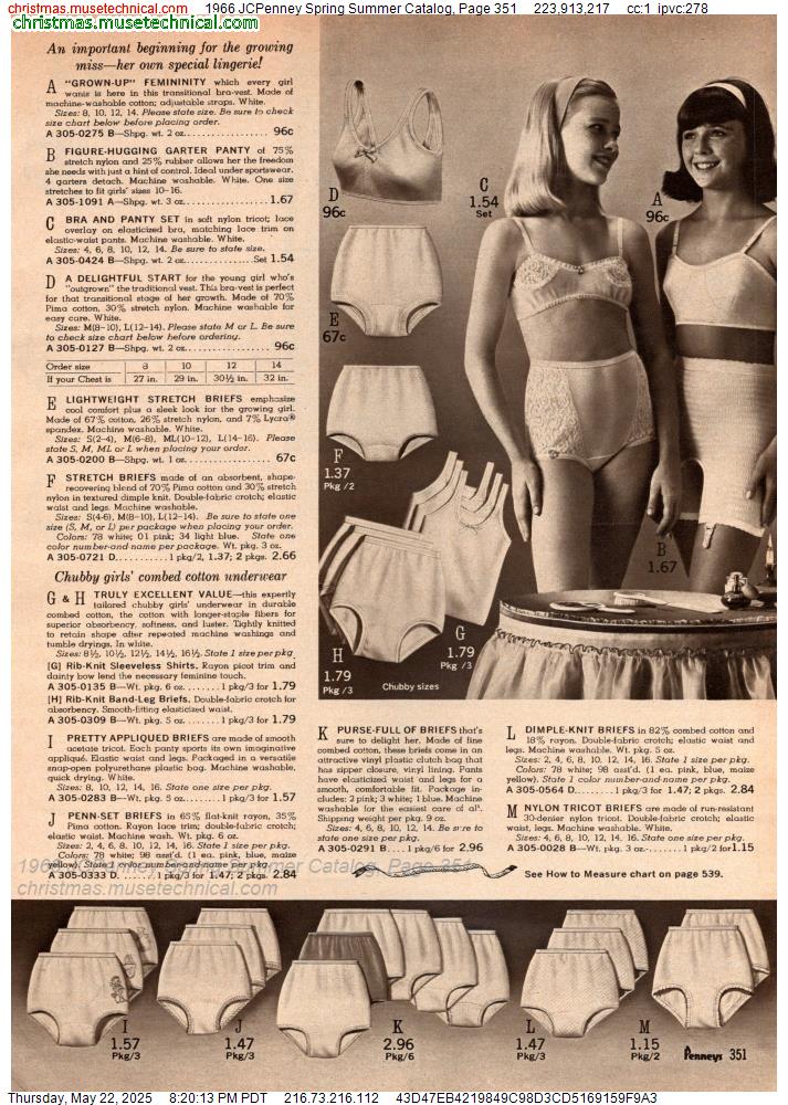 1966 JCPenney Spring Summer Catalog, Page 351