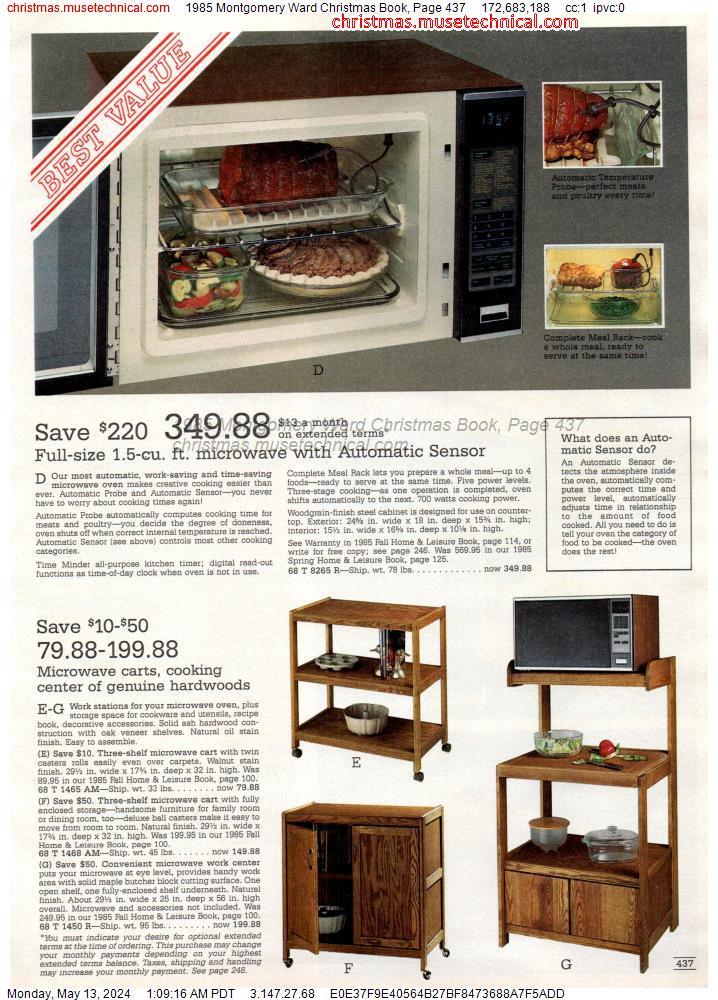 1985 Montgomery Ward Christmas Book, Page 437