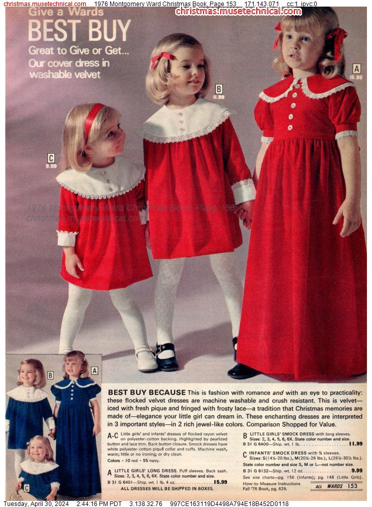 1976 Montgomery Ward Christmas Book, Page 153