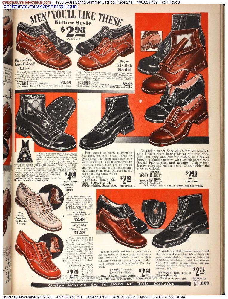 1930 Sears Spring Summer Catalog, Page 271