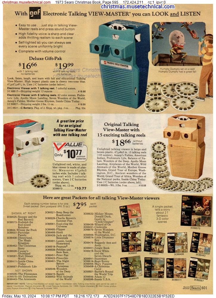 1973 Sears Christmas Book, Page 595