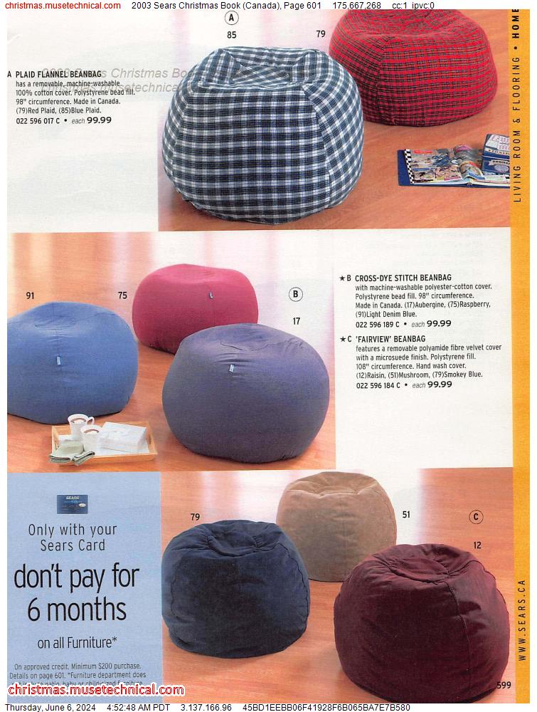 2003 Sears Christmas Book (Canada), Page 601