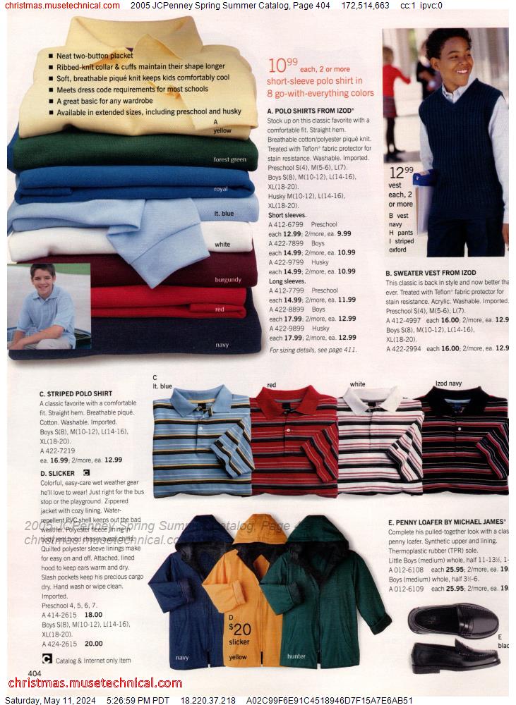 2005 JCPenney Spring Summer Catalog, Page 404