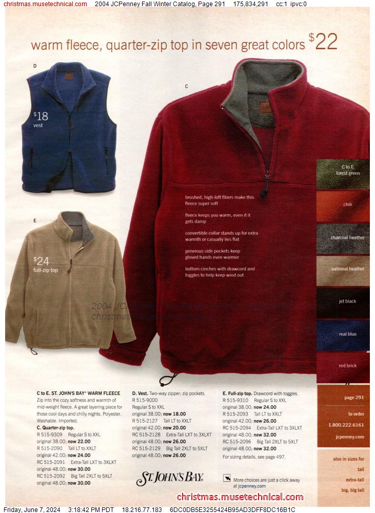 2004 JCPenney Fall Winter Catalog, Page 291