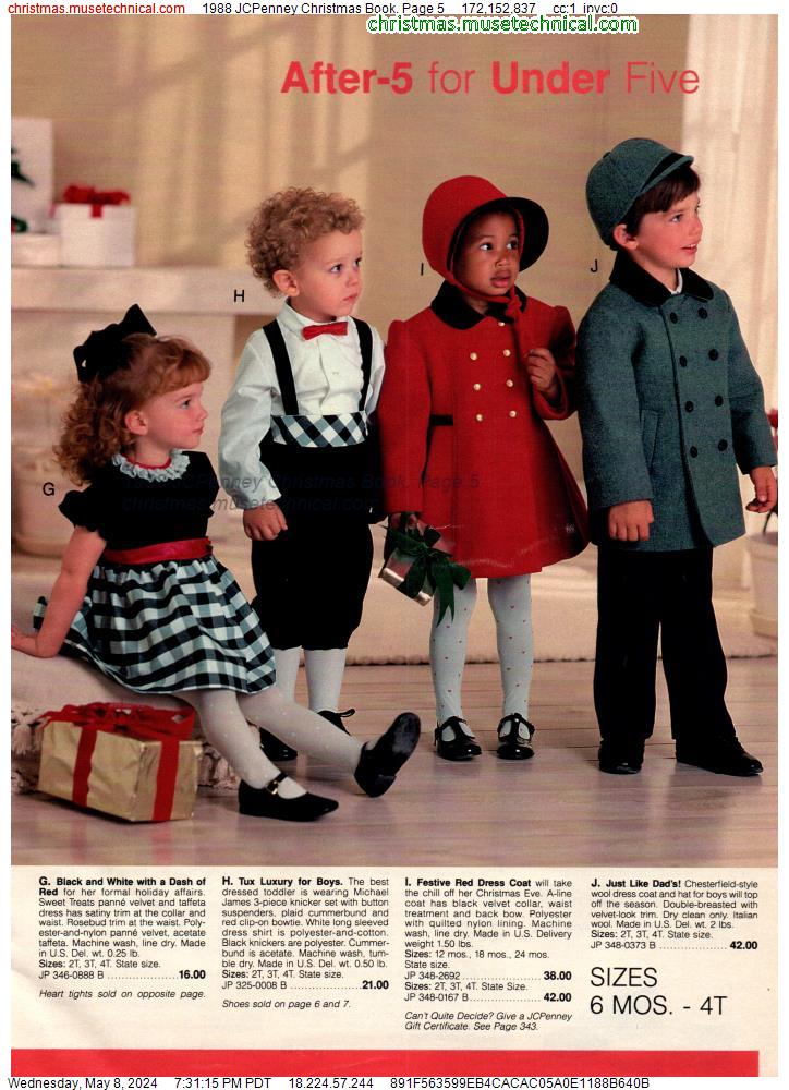 1988 JCPenney Christmas Book, Page 5
