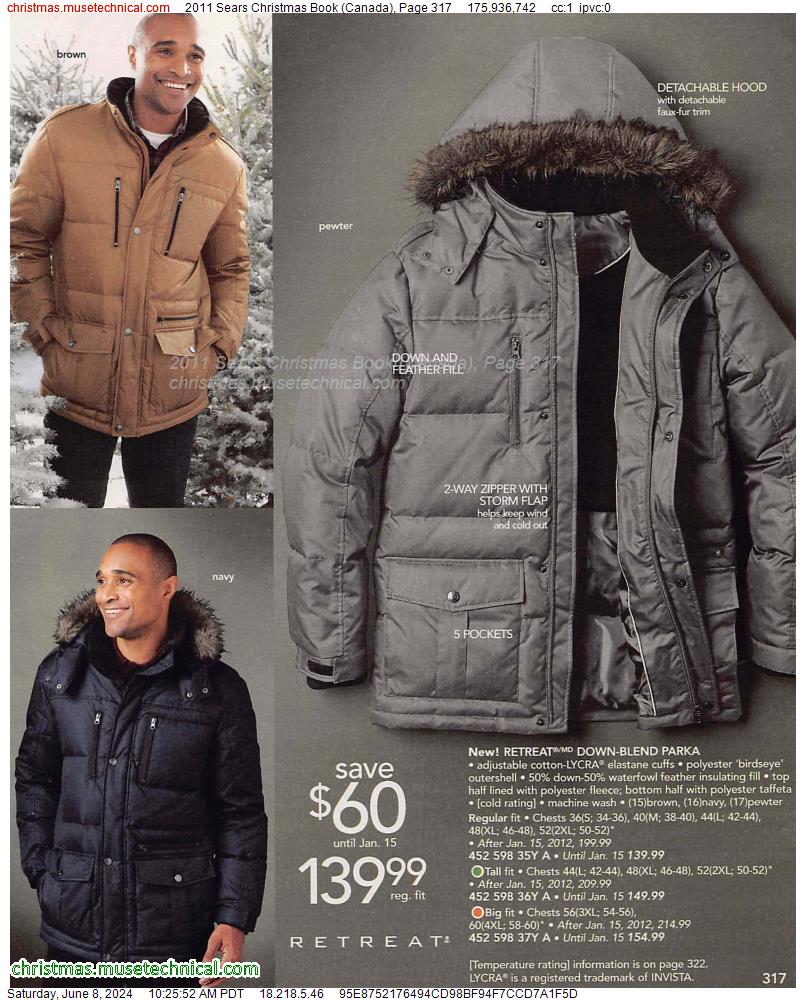2011 Sears Christmas Book (Canada), Page 317
