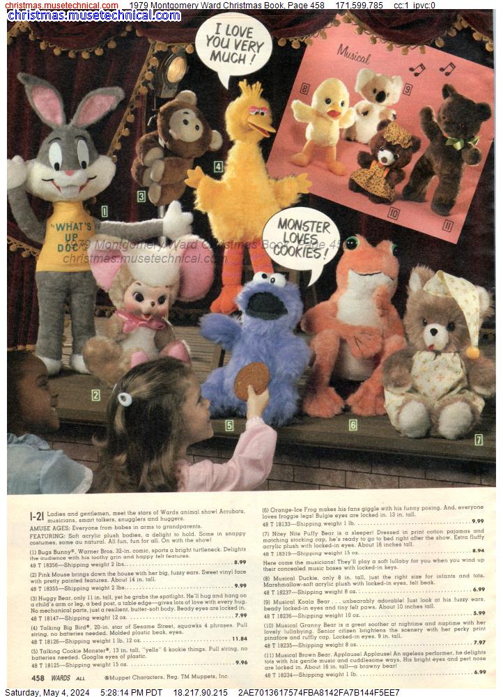 1979 Montgomery Ward Christmas Book, Page 458