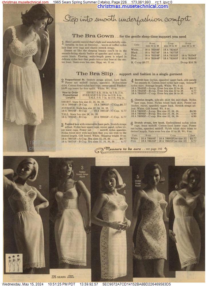 1965 Sears Spring Summer Catalog, Page 226