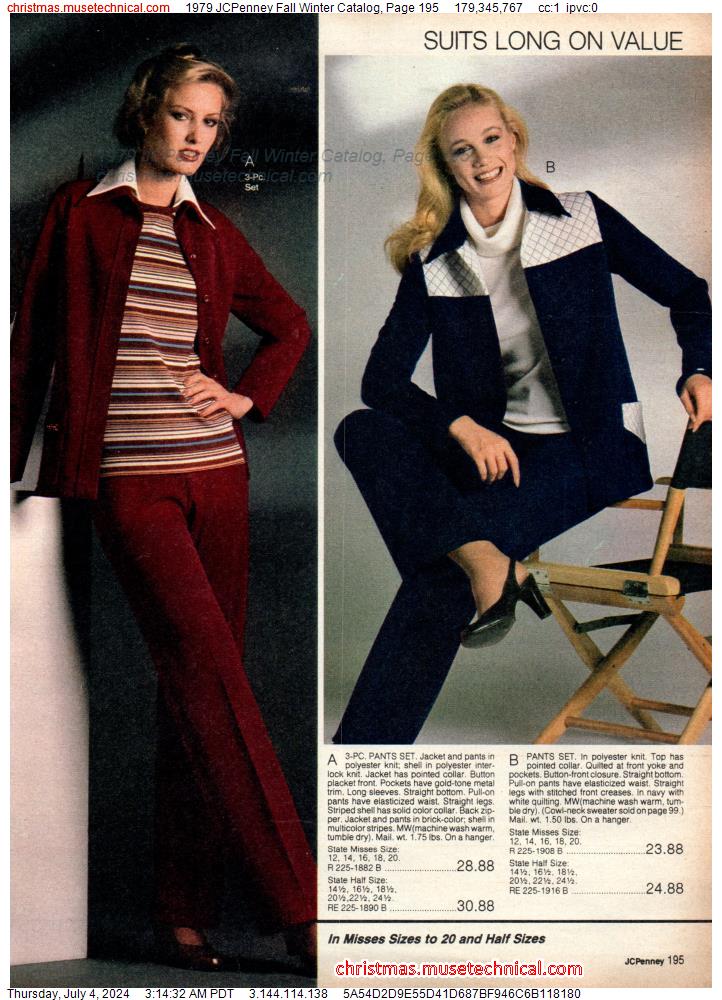 1979 JCPenney Fall Winter Catalog, Page 195
