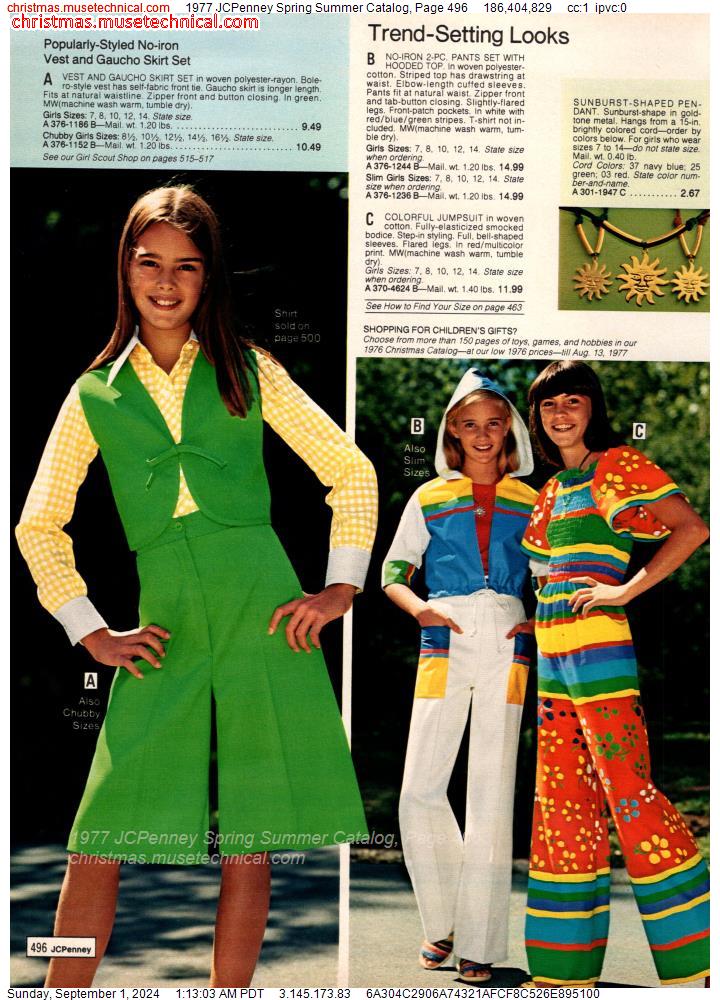 1977 JCPenney Spring Summer Catalog, Page 496