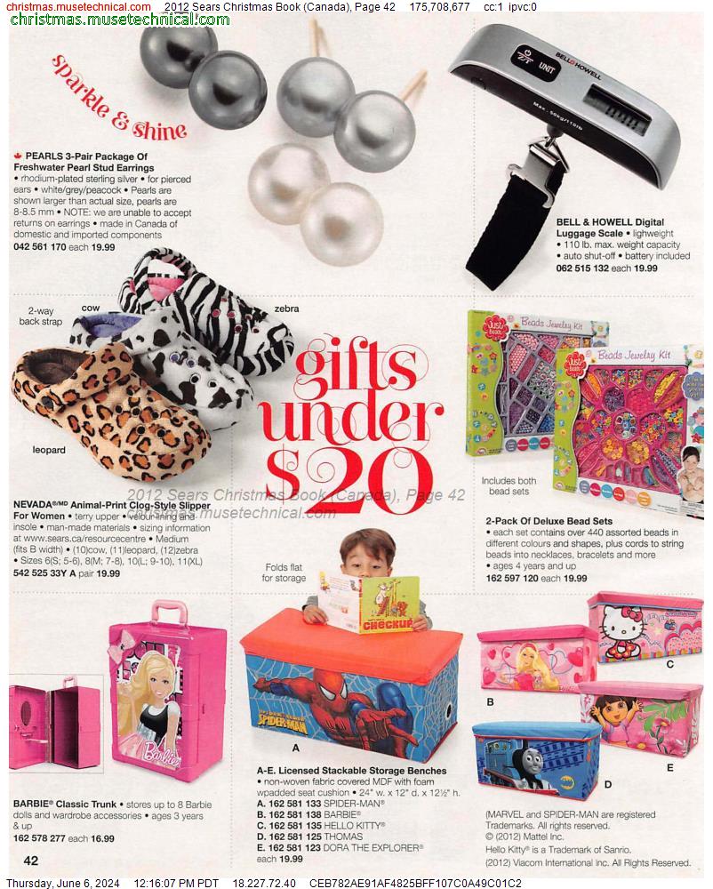 2012 Sears Christmas Book (Canada), Page 42