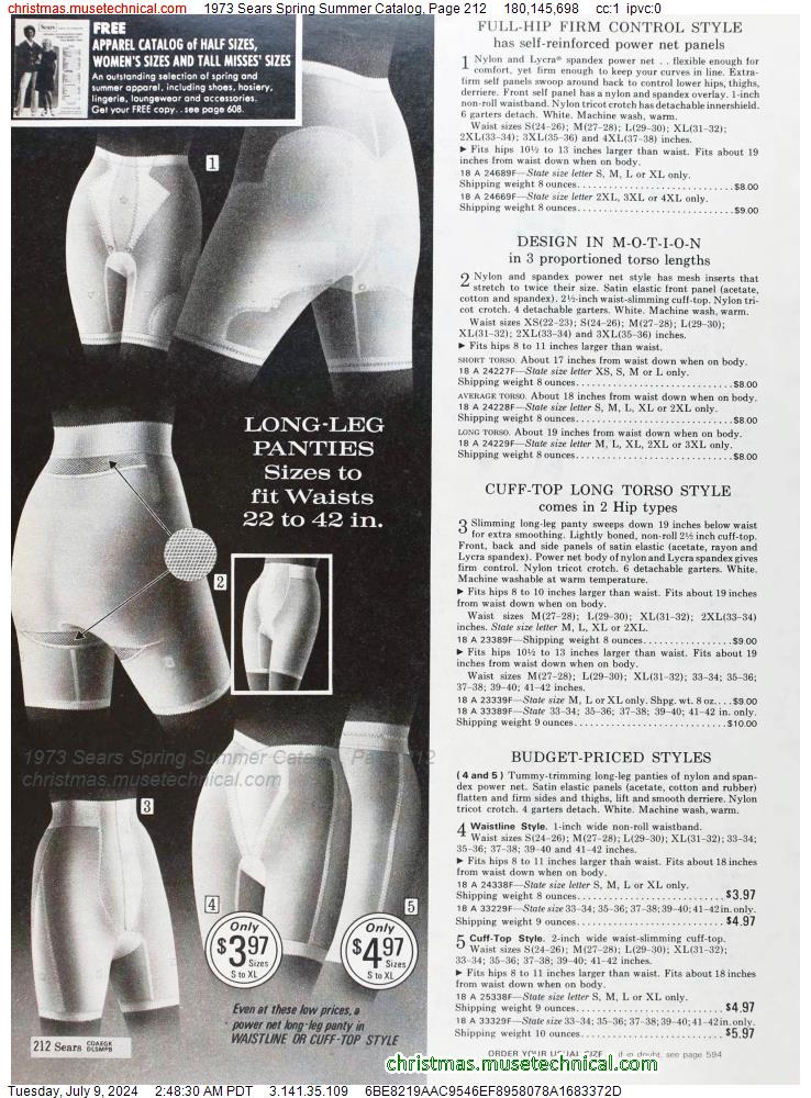 1973 Sears Spring Summer Catalog, Page 212