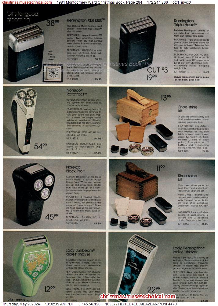 1981 Montgomery Ward Christmas Book, Page 284