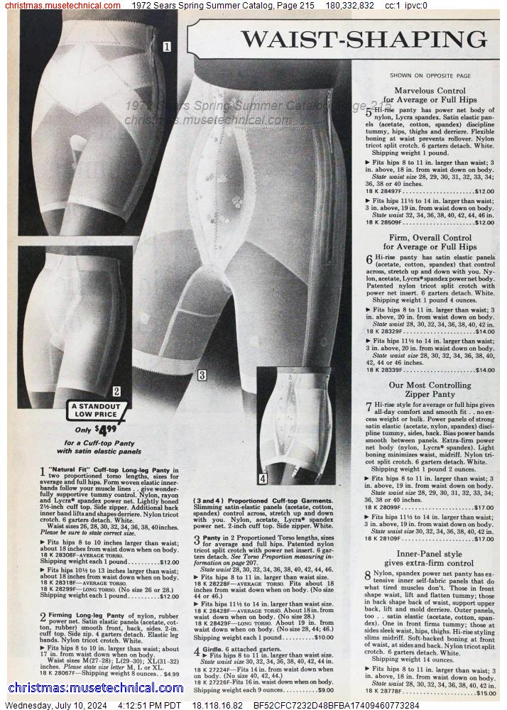 1972 Sears Spring Summer Catalog, Page 215