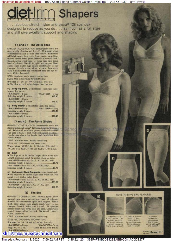 1979 Sears Spring Summer Catalog, Page 187