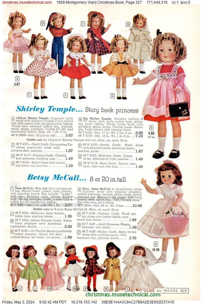 1959 Montgomery Ward Christmas Book, Page 327