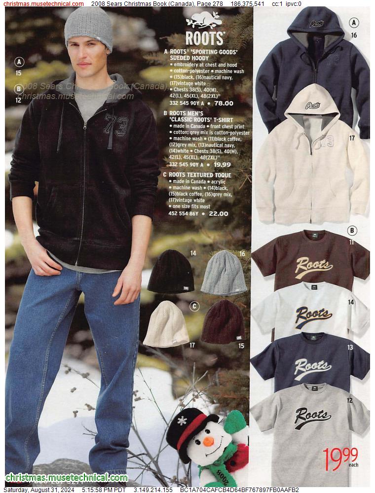 2008 Sears Christmas Book (Canada), Page 278