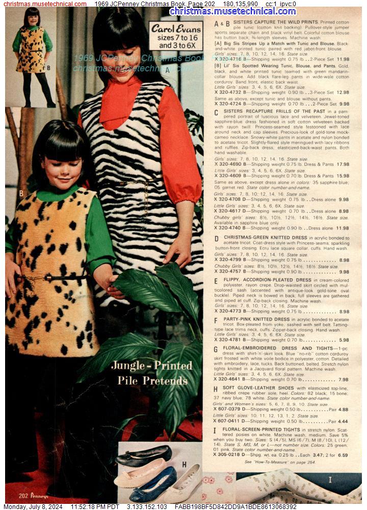 1969 JCPenney Christmas Book, Page 202