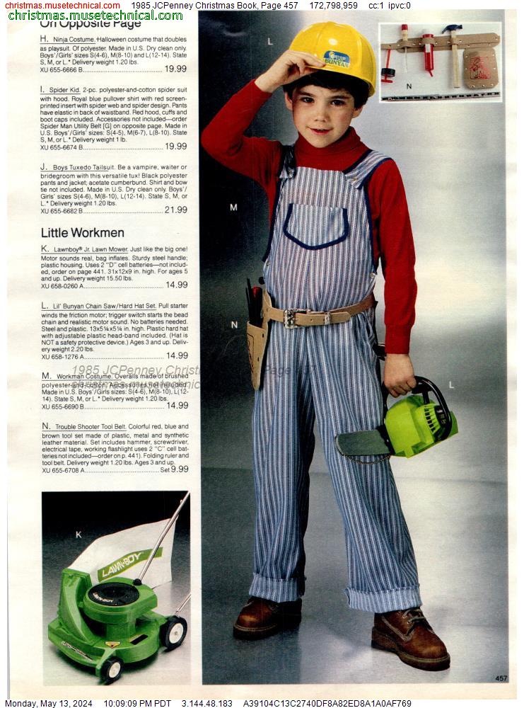 1985 JCPenney Christmas Book, Page 457