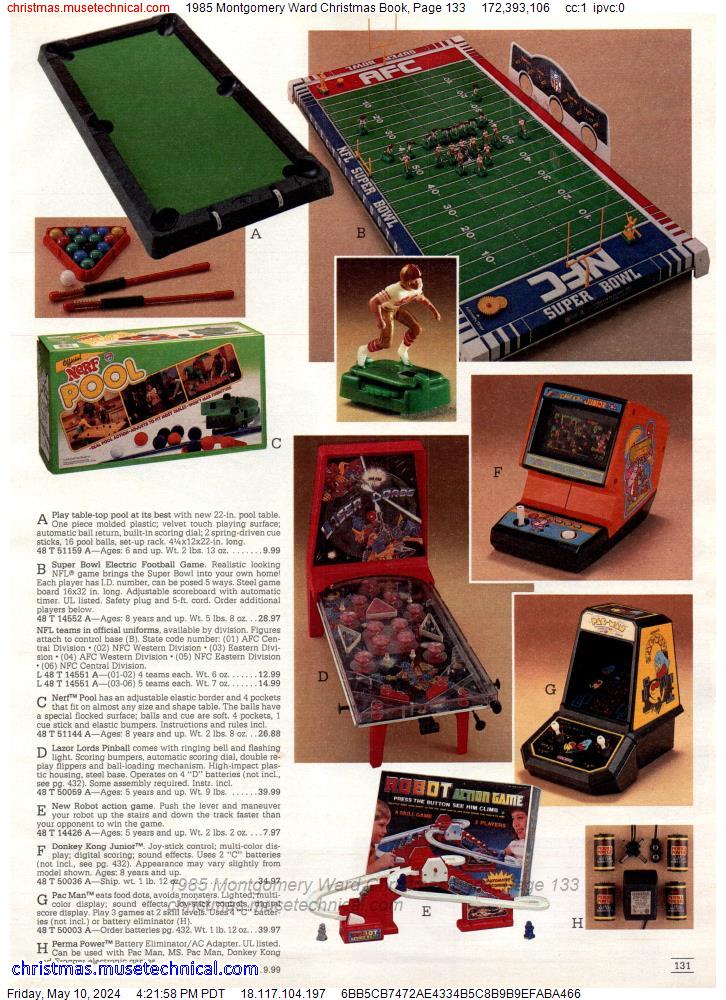 1985 Montgomery Ward Christmas Book, Page 133