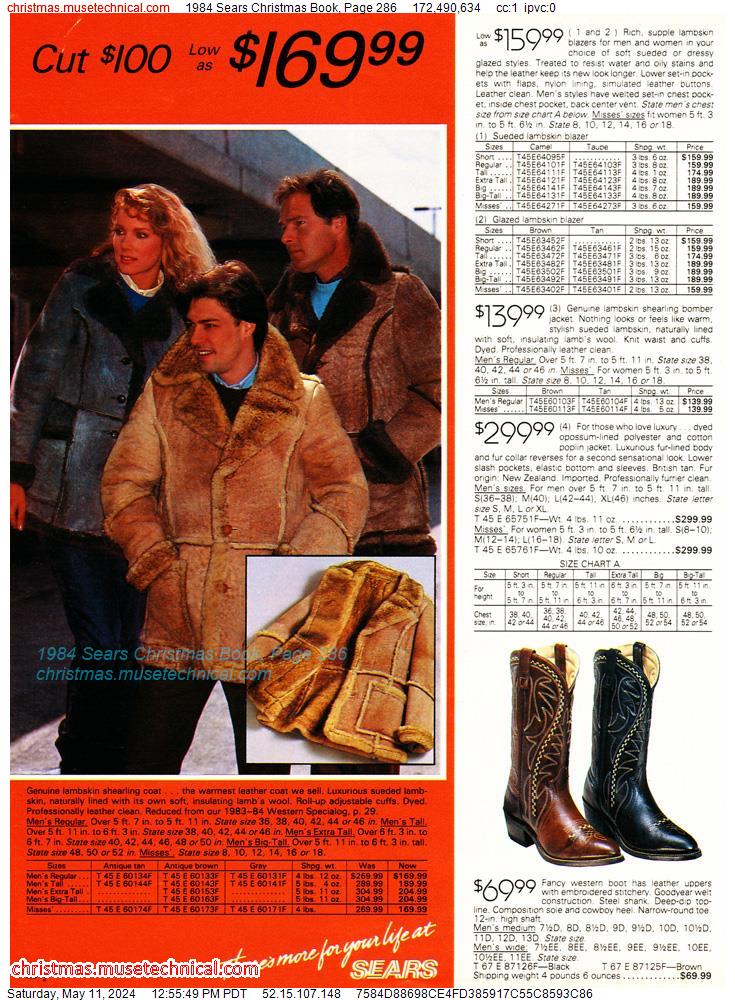 1984 Sears Christmas Book, Page 286