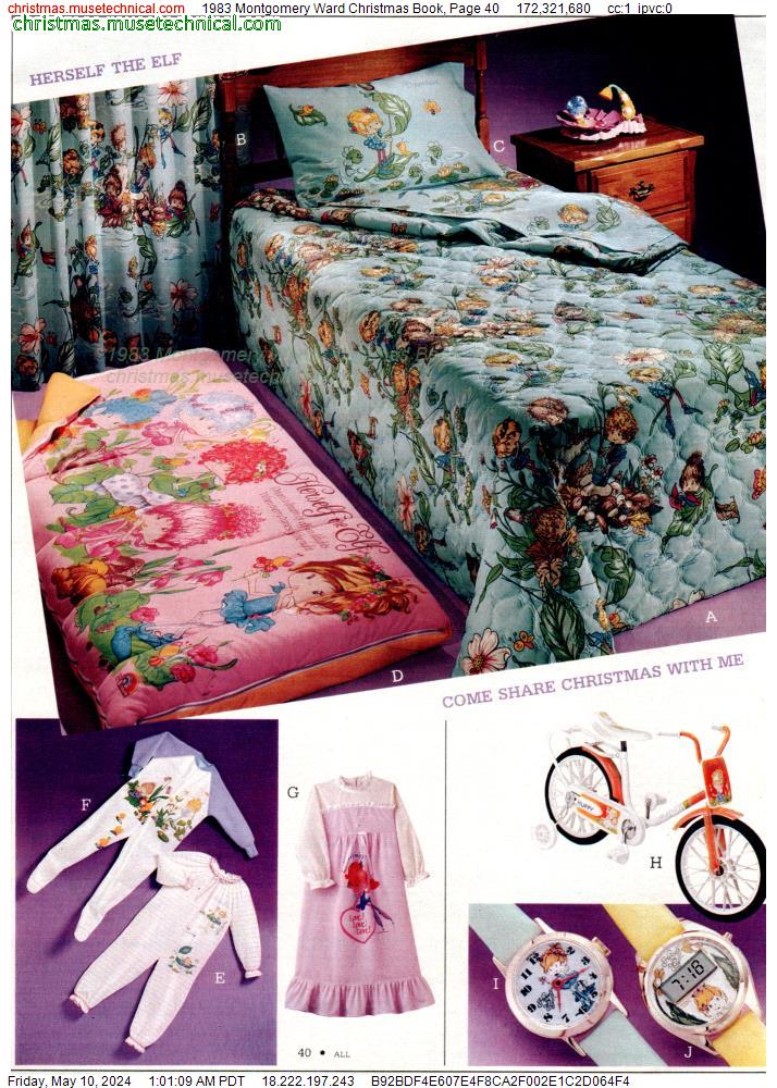 1983 Montgomery Ward Christmas Book, Page 40