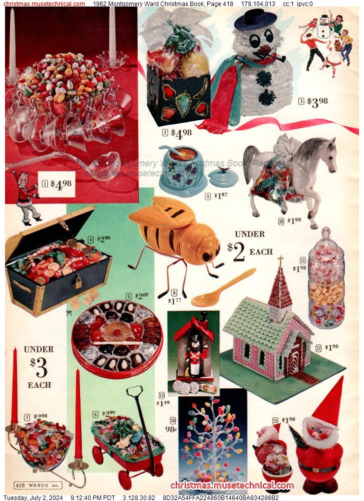 1962 Montgomery Ward Christmas Book, Page 418