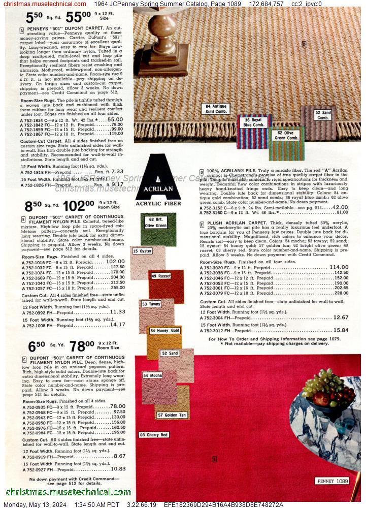 1964 JCPenney Spring Summer Catalog, Page 1089