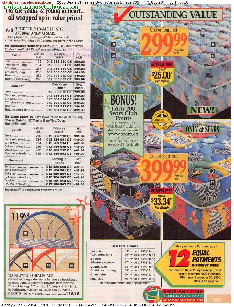2000 Sears Christmas Book (Canada), Page 703