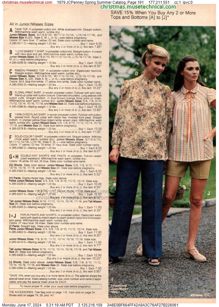 1979 JCPenney Spring Summer Catalog, Page 191