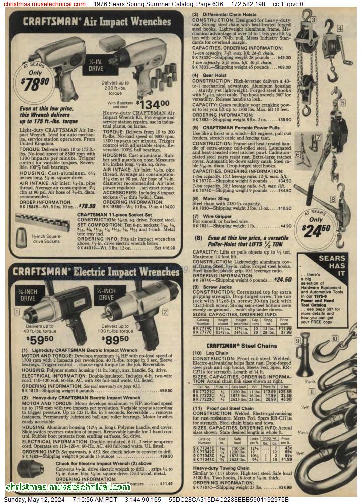 1976 Sears Spring Summer Catalog, Page 636