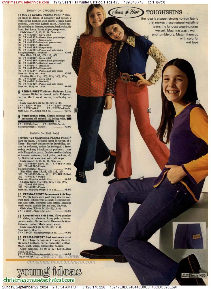 1972 Sears Fall Winter Catalog, Page 435 - Catalogs & Wishbooks