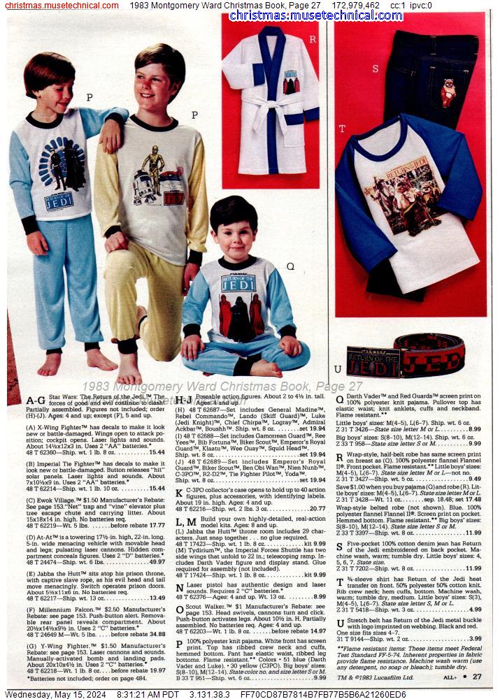 1983 Montgomery Ward Christmas Book, Page 27