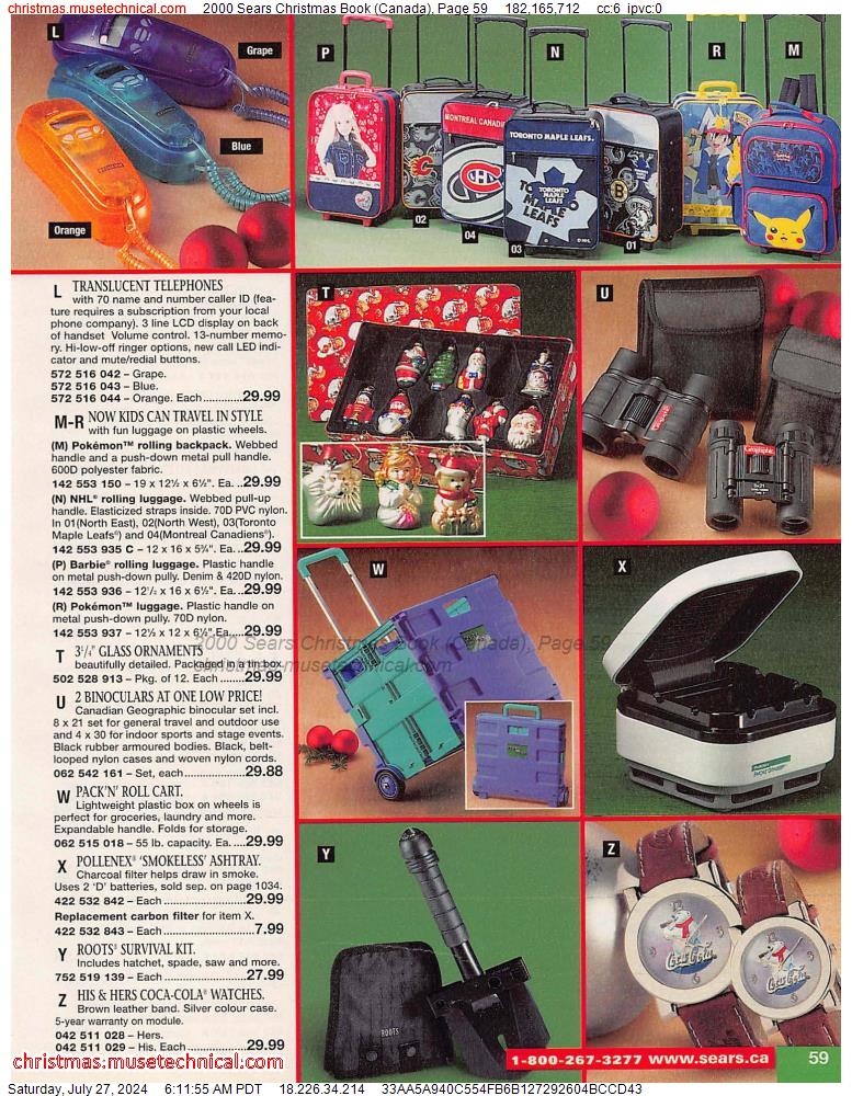 2000 Sears Christmas Book (Canada), Page 59