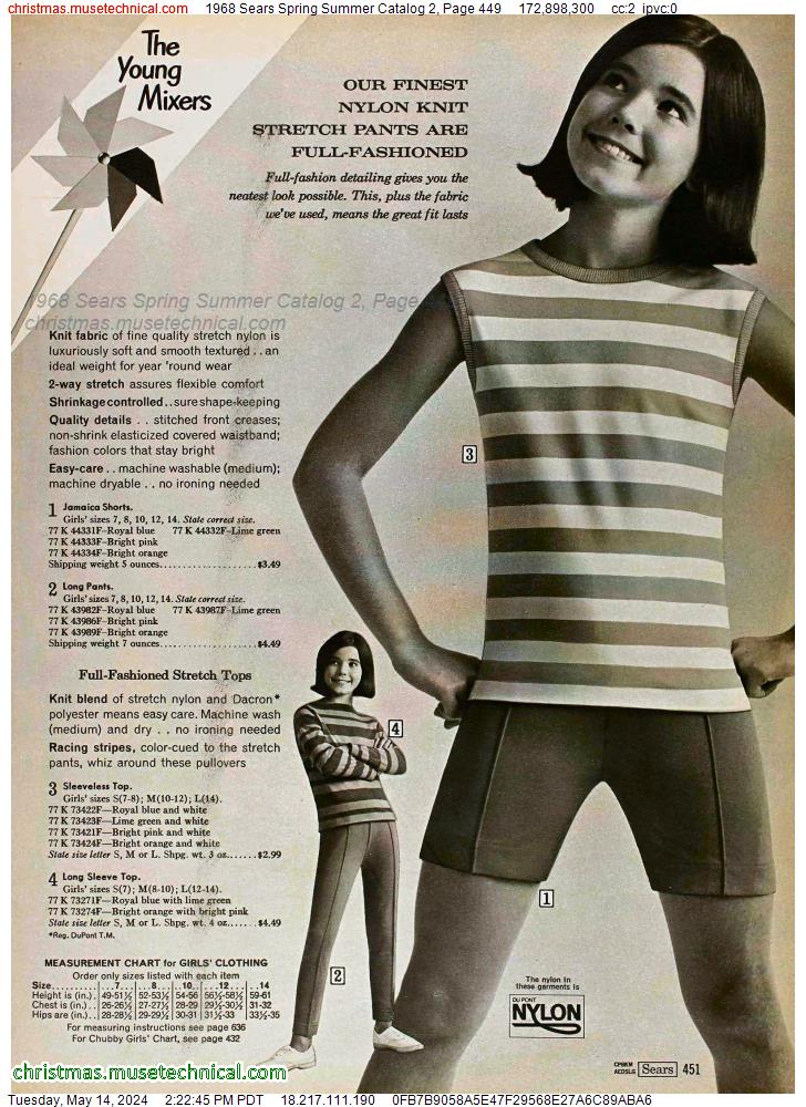 1968 Sears Spring Summer Catalog 2, Page 449