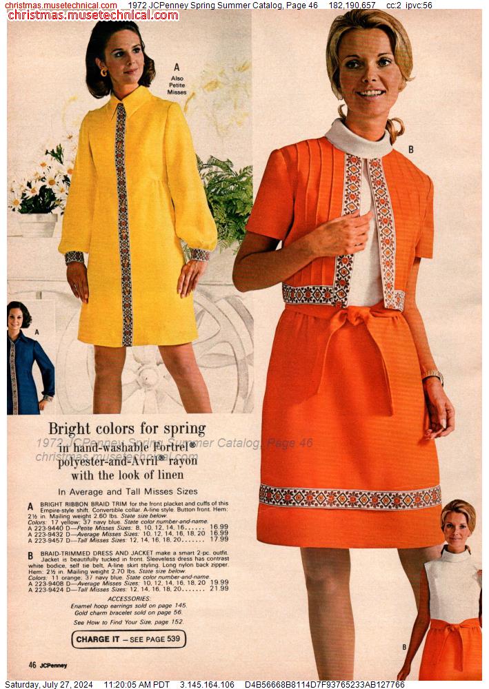 1972 JCPenney Spring Summer Catalog, Page 46