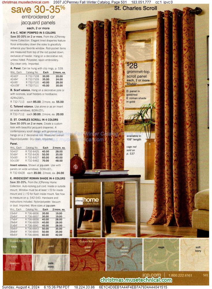 2007 JCPenney Fall Winter Catalog, Page 501
