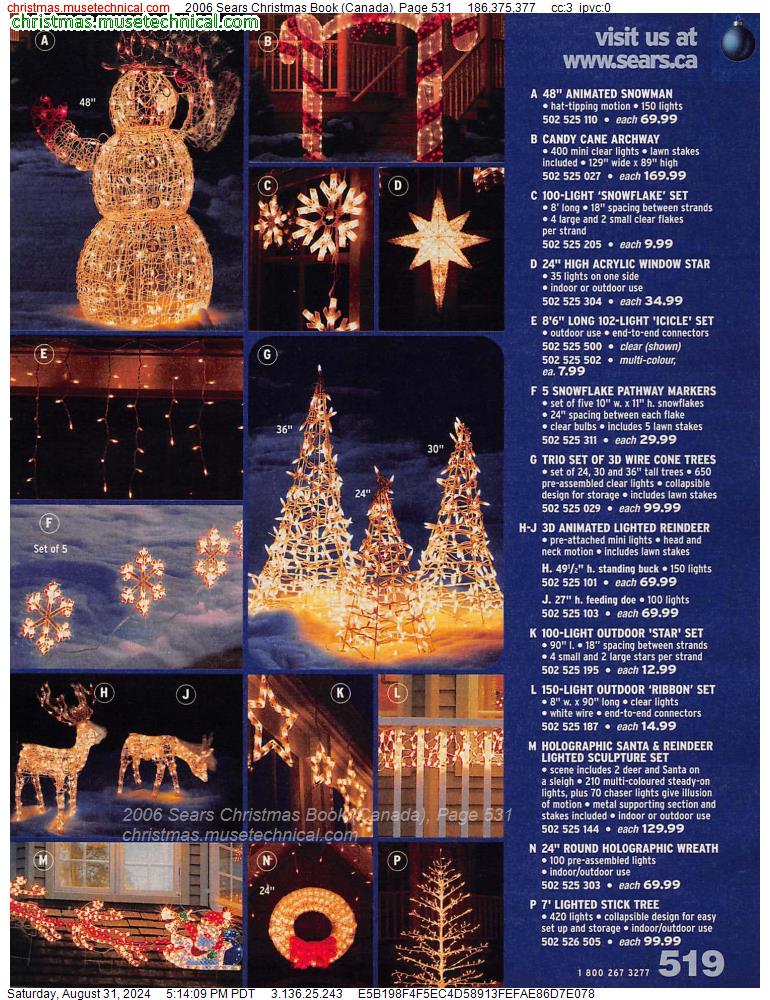 2006 Sears Christmas Book (Canada), Page 531