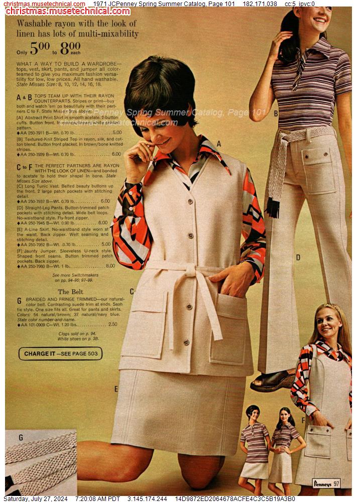 1971 JCPenney Spring Summer Catalog, Page 101