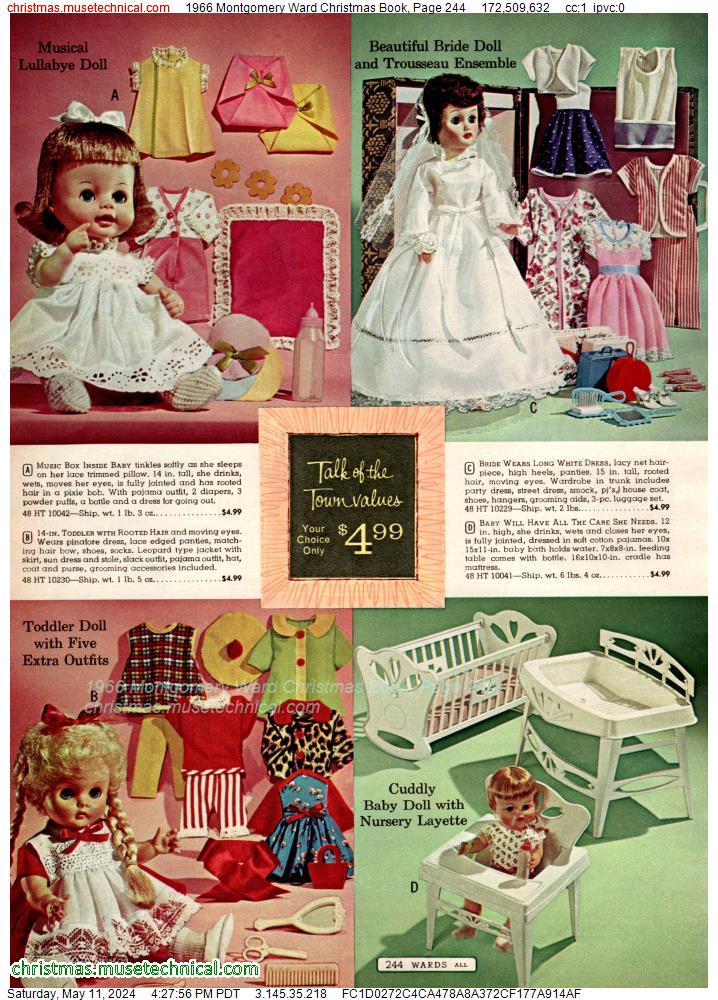 1966 Montgomery Ward Christmas Book, Page 244