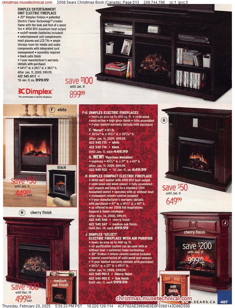 2008 Sears Christmas Book (Canada), Page 513