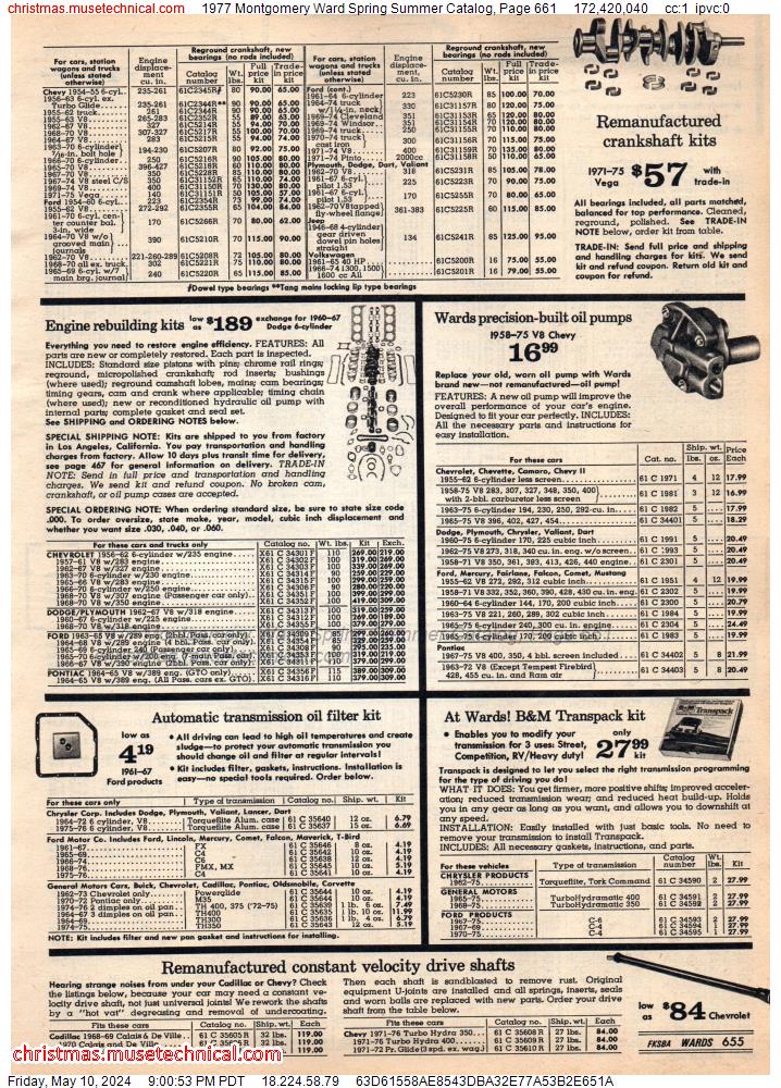 1977 Montgomery Ward Spring Summer Catalog, Page 661