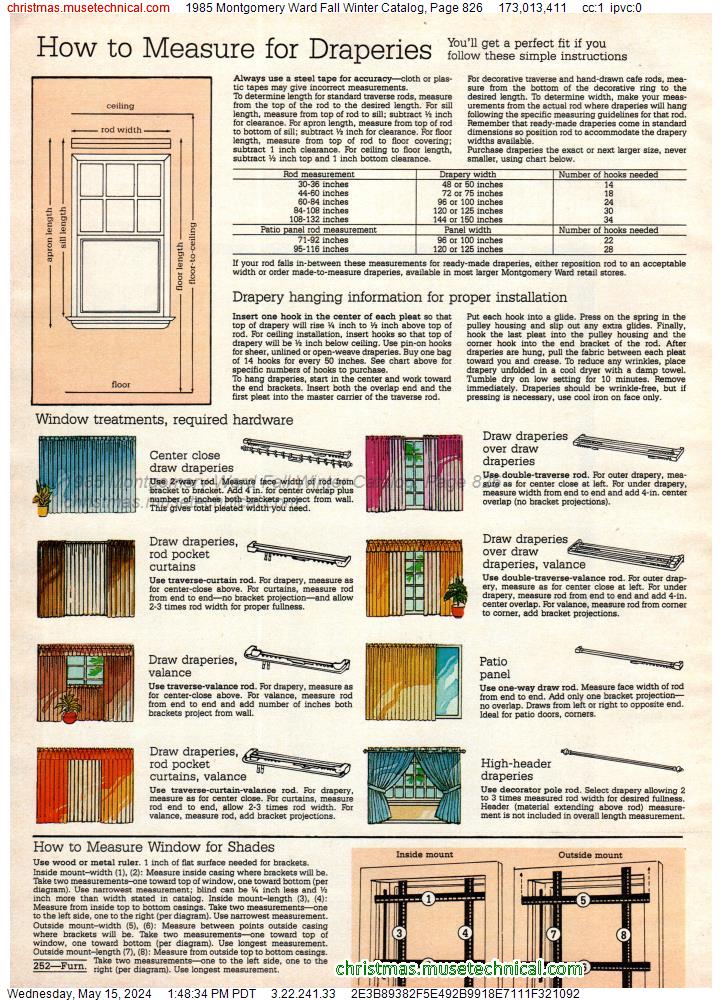 1985 Montgomery Ward Fall Winter Catalog, Page 826