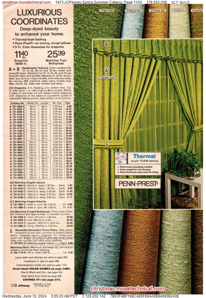 1973 JCPenney Spring Summer Catalog, Page 1130
