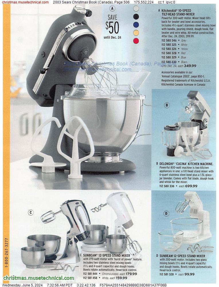 2003 Sears Christmas Book (Canada), Page 506