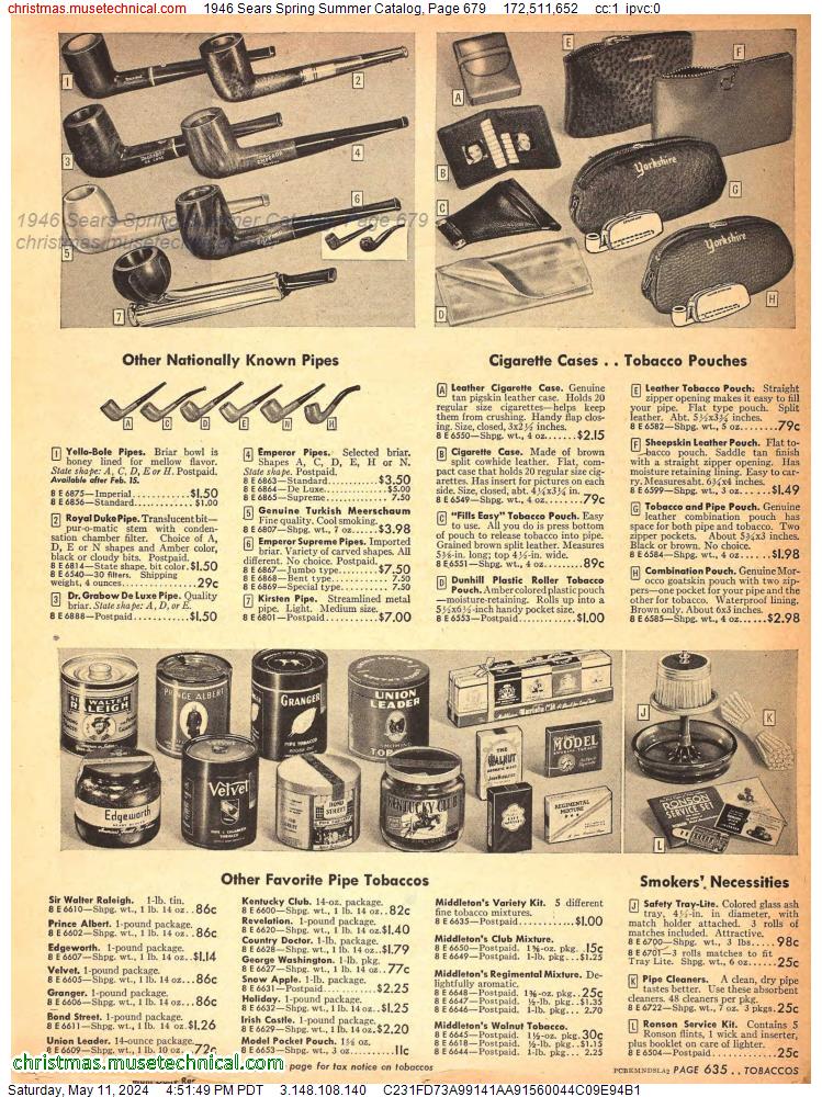 1946 Sears Spring Summer Catalog, Page 679